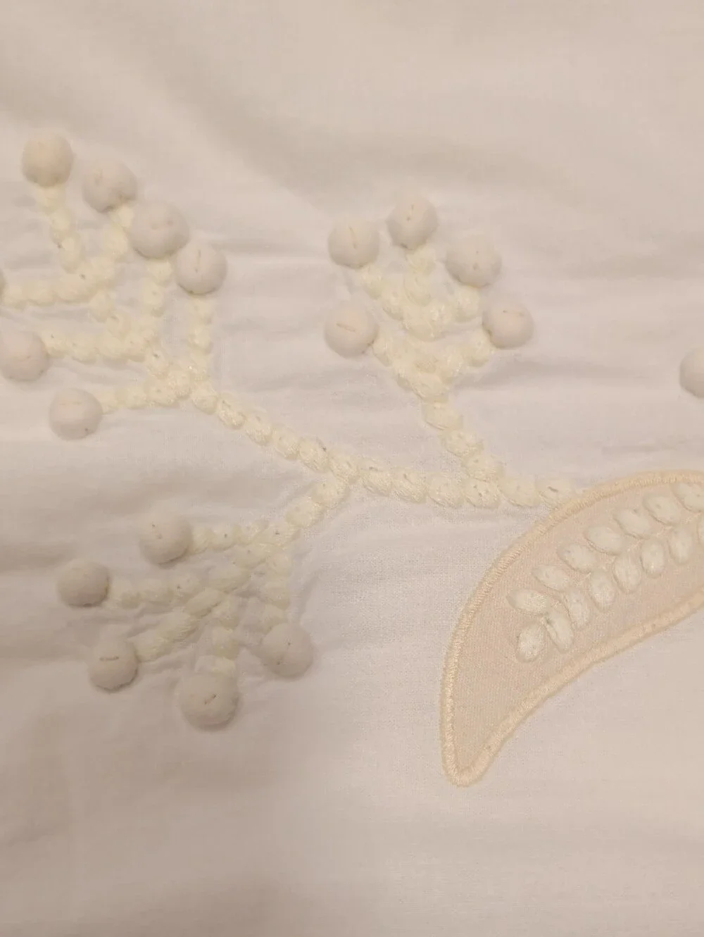 Pottery Barn-2 Euro Decorative Pillow Shams - White/ Cream